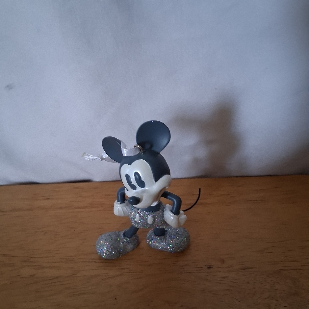 Mickey Mouse Glitter Christmas Ornament